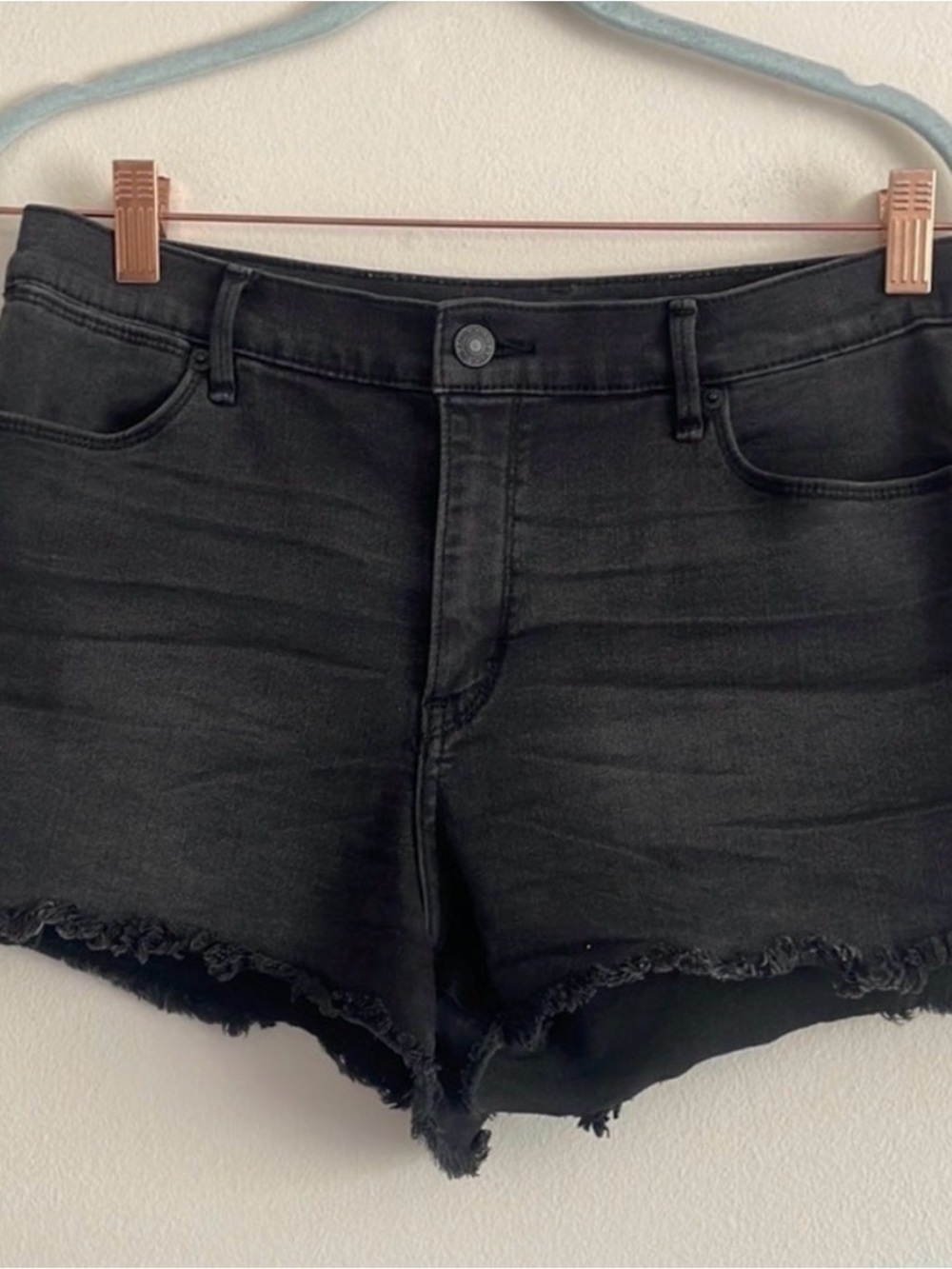 Abercrombie & Fitch Black Denim Shorts